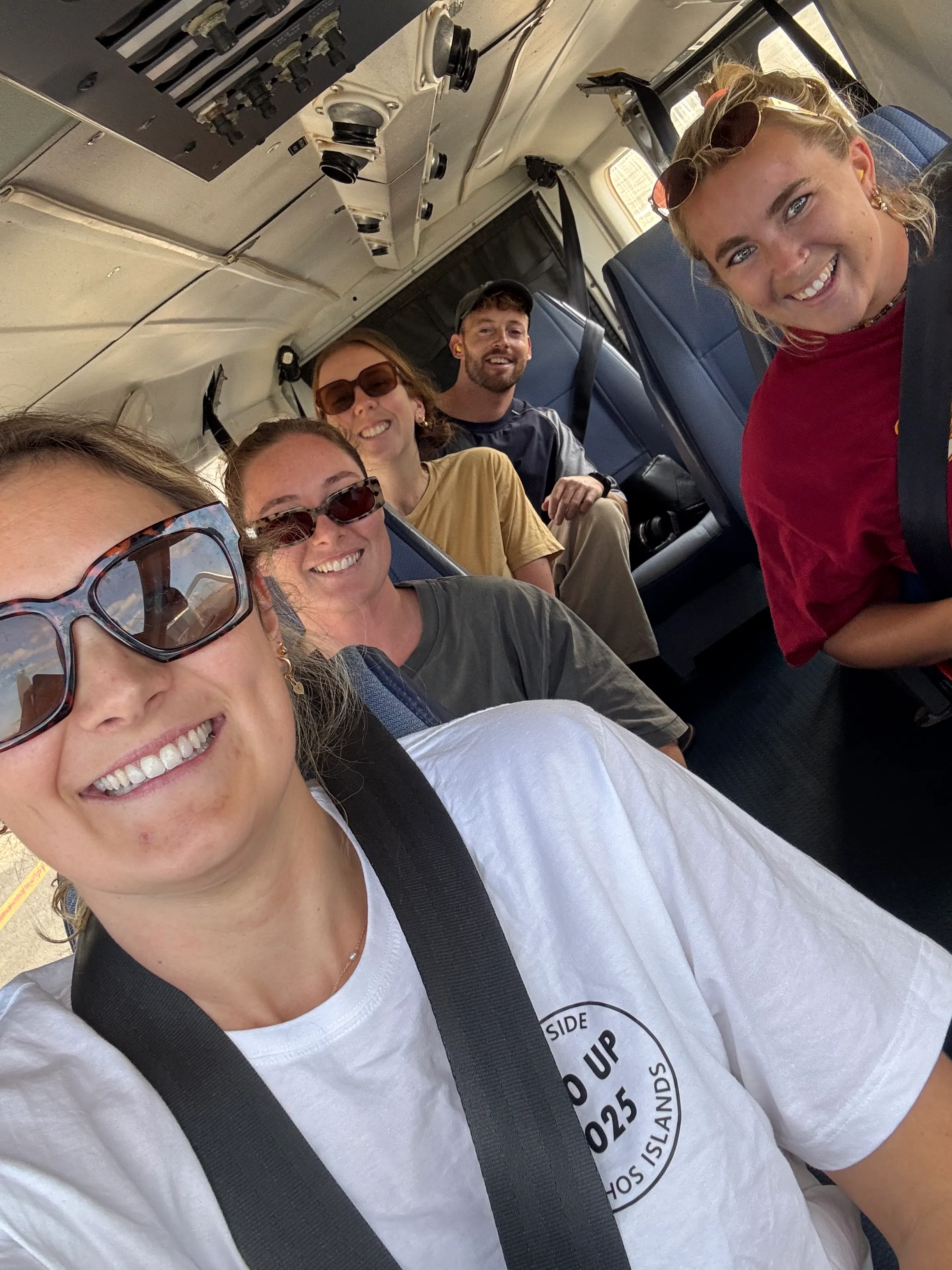 Seaplane over the Abrolhos